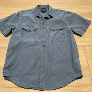 Filson Short Sleeve Field Shirt Size M, Blue